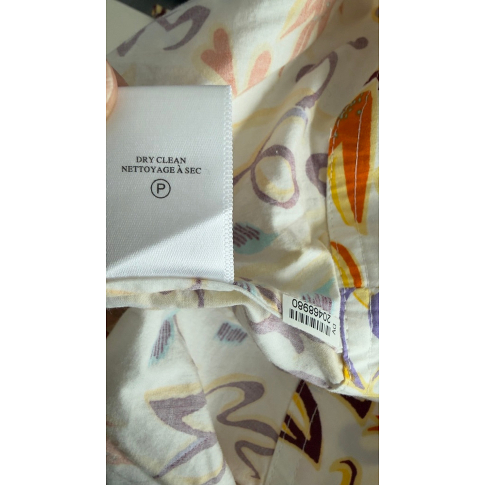Women's A.L.C. Mia dress White Orange Floral Mini Dress Size 4 - Picture 11 of 11